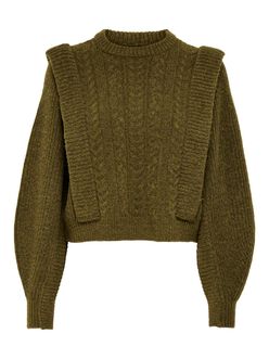 Macadamia cable knit sweater
