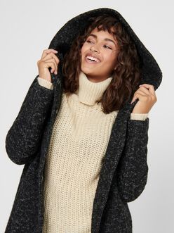 Sedona hooded wool-blend coat