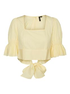 Ollie square neck cropped blouse
