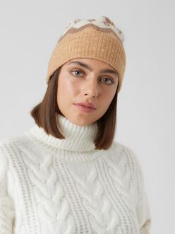 FINAL SALE- Simone wool-blend knitted beanie