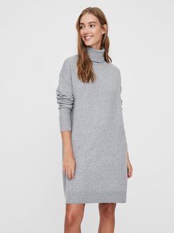 Brilliant turtleneck sweater dress