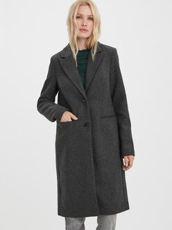 Blaza long wool coat