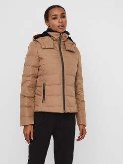 DOLLY SHORT HOODED PUFFER JACKET