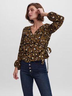 Blouse cache-coeur Isa