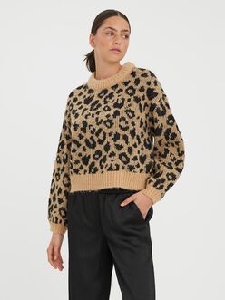 Zelma leopard knit