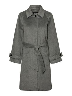 Rosemary long wool-blend coat