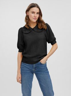 Doffy 2/4-sleeve peter-pan-collar sweater