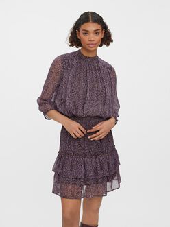 FINAL SALE- Kaya cropped mesh-sleeve blouse