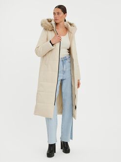 Addison long hooded winter coat