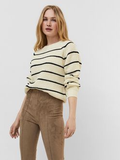 Leanna striped knit sweater