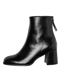 Nesya faux leather heeled ankle boot