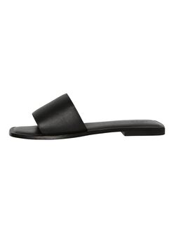 FINAL SALE - Sia flat heel leather sandals