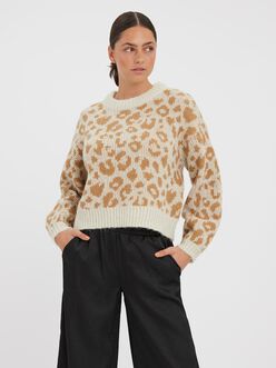FINAL SALE- Zelma leopard knit