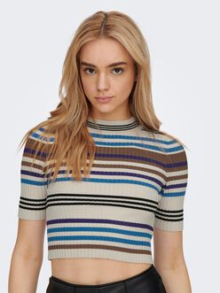 Milla 2/4-sleeve cropped sweater