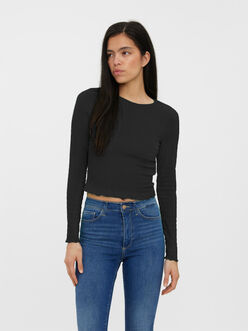 FINAL SALE - Nynne long-sleeve cropped t-shirt