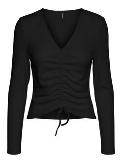 FINAL SALE- CURVE alfie ruched long sleeve top
