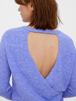 Plaza crossover-back sweater