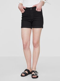 Seven mid-waist slim fit denim shorts