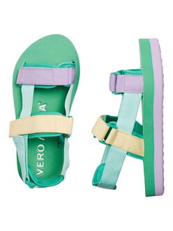 Lia colour block sport sandals