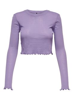 Signe frill cropped t-shirt