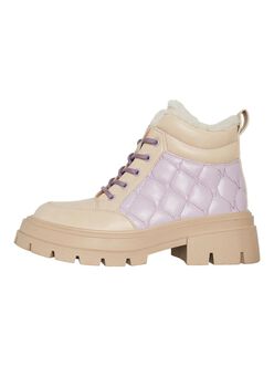 Friella quilted lace-up boots