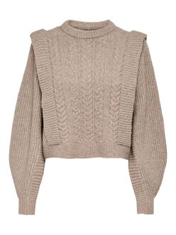 Macadamia cable knit sweater