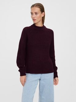 Lea high neck ribbed sweater