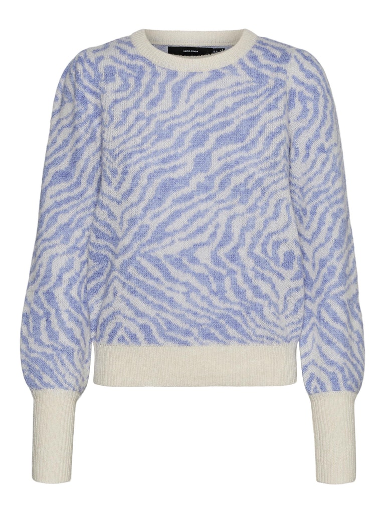 Tari zebra pattern sweater, BIRCH, large