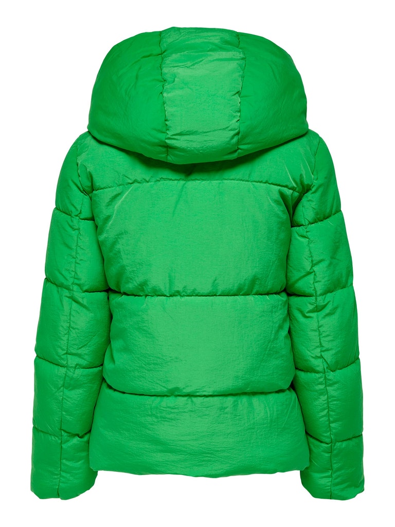 Sydney hooded puffer jacket, GREEN BEE, large