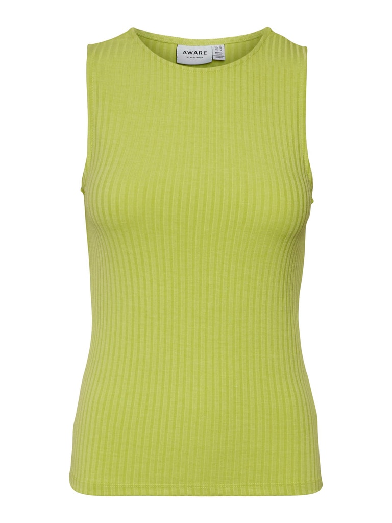 AWARE | Violet slim fit cami, BRIGHT CHARTREUSE, large