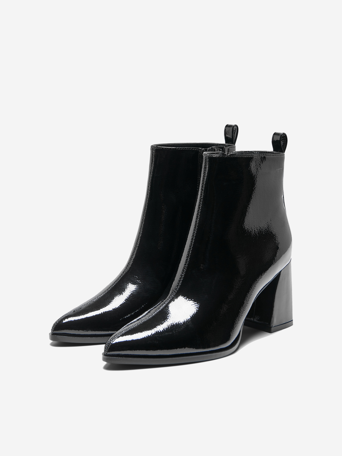 Blaze heeled ankle boots, BLACK, large