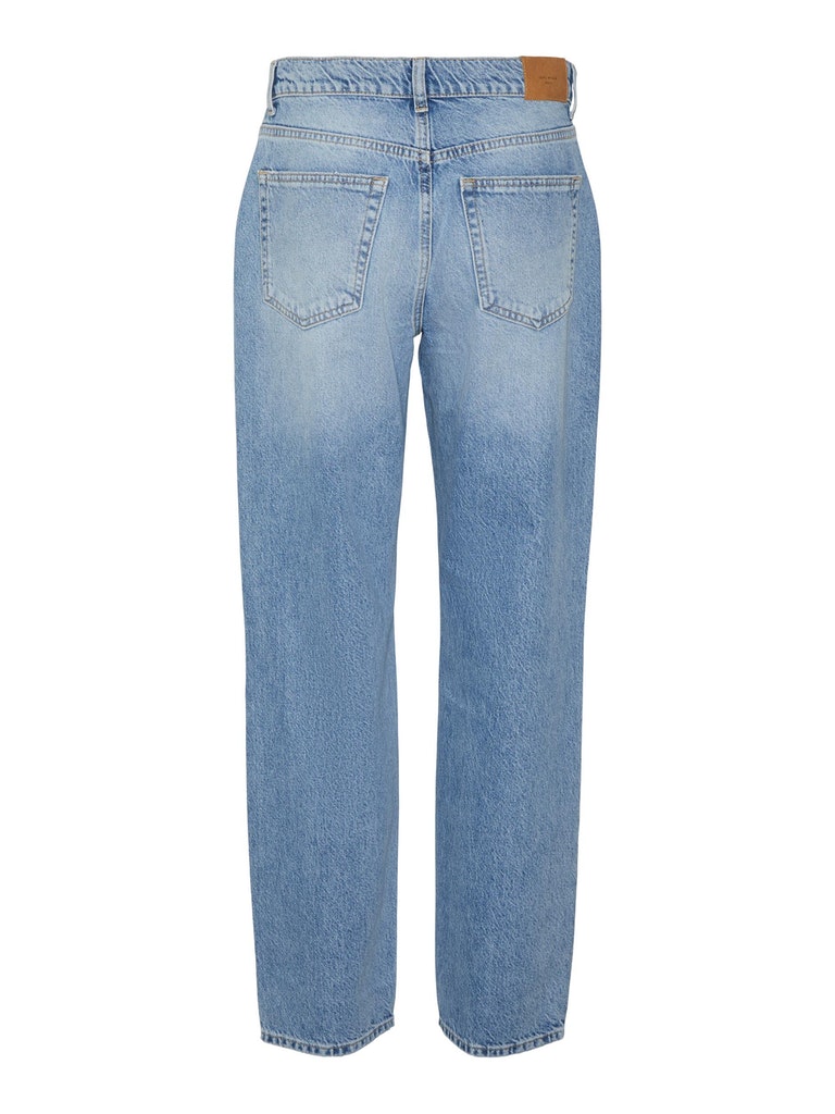 FINAL SALE- Sky loose straight fit jeans, Light Blue Denim, large