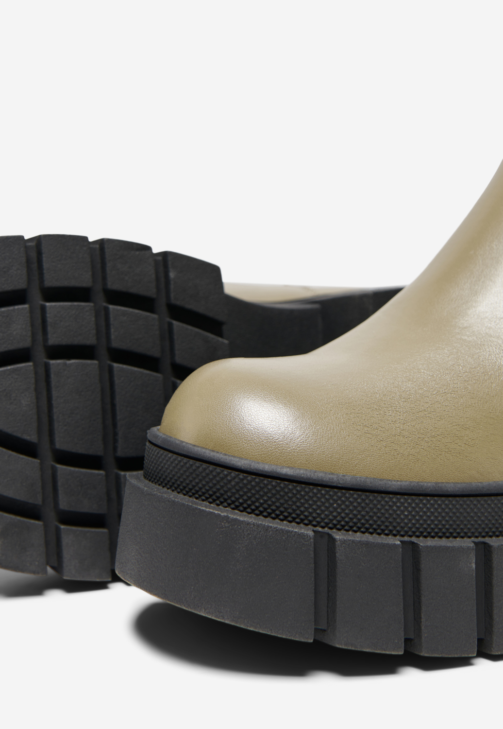 FINAL SALE- Baiza chunky-sole boots, GREEN OLIVE, large