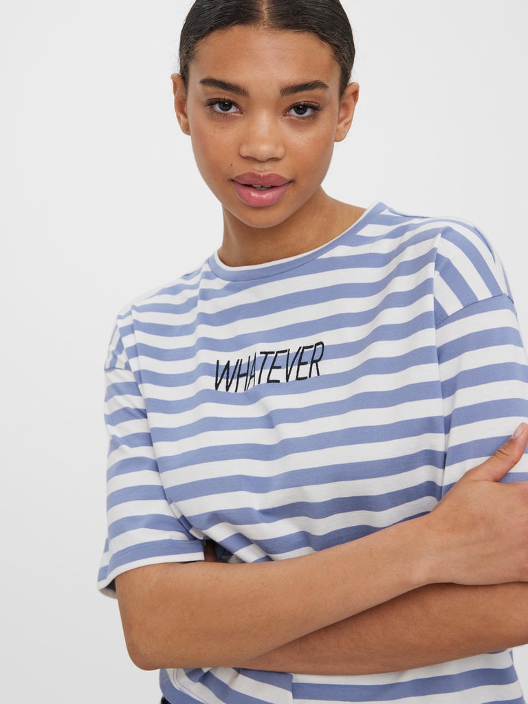 FINAL SALE - Kelly oversized striped t-shirt, INFINITY, large