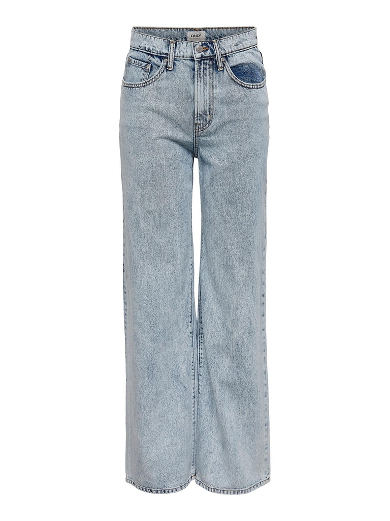 FINAL SALE - Hope super high waist wide fit jeans, LIGHT BLUE DENIM, large