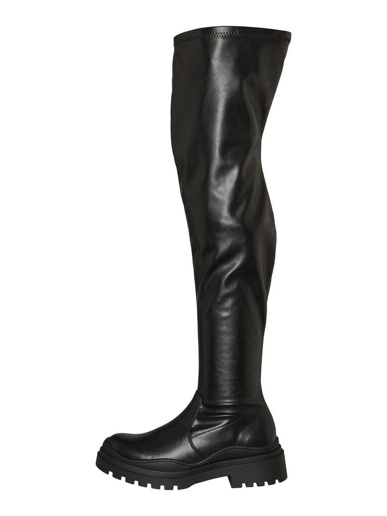 Fello over-the-knee boots, BLACK, large