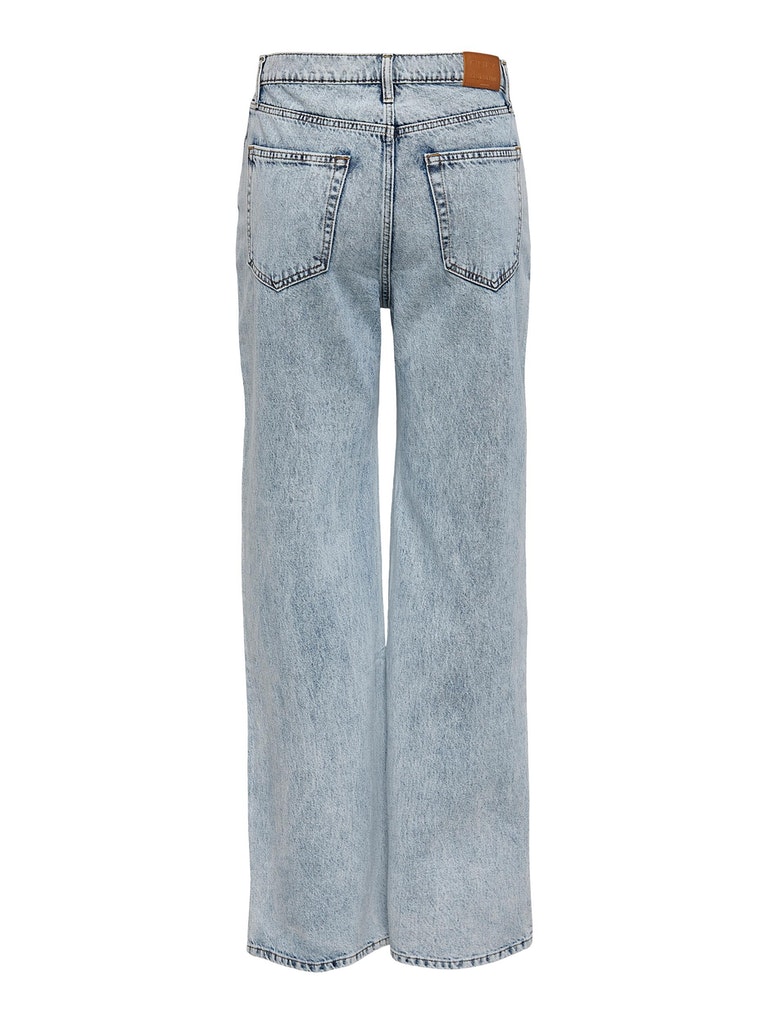 FINAL SALE - Hope super high waist wide fit jeans, LIGHT BLUE DENIM, large