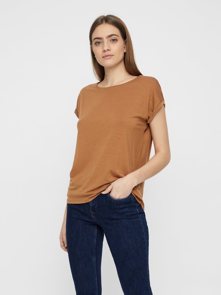 AWARE | Ava T-Shirt, TOBACCO BROWN, large