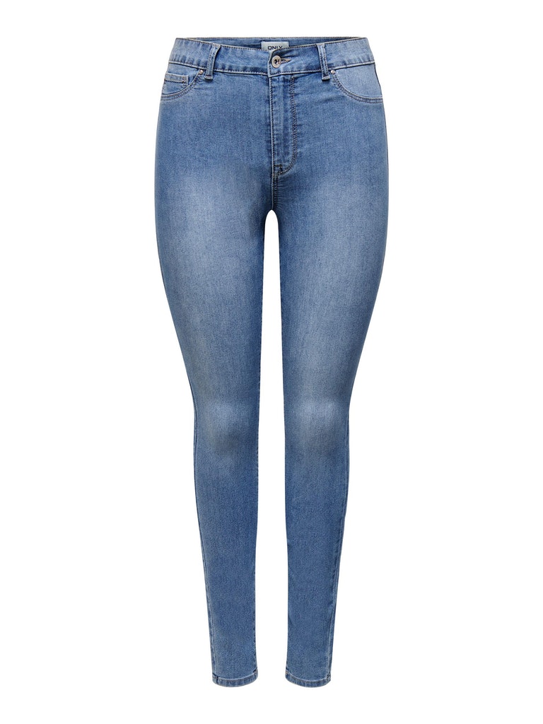 FINAL SALE- Iris high waist skinny fit jeans, LIGHT BLUE DENIM, large