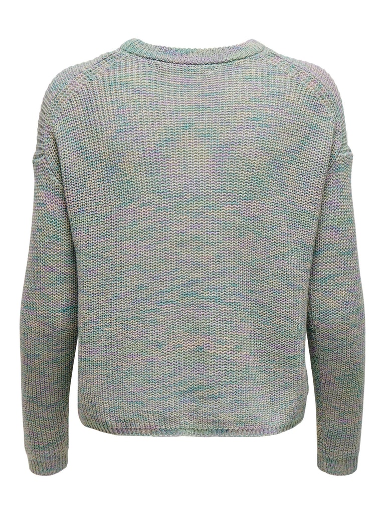 Ninni jacquard knit sweater, HARBOR GRAY, large