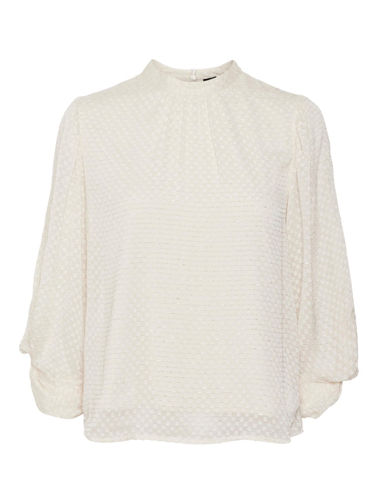 FINAL SALE- Rosa 3/4-sleeve blouse, BIRCH, large