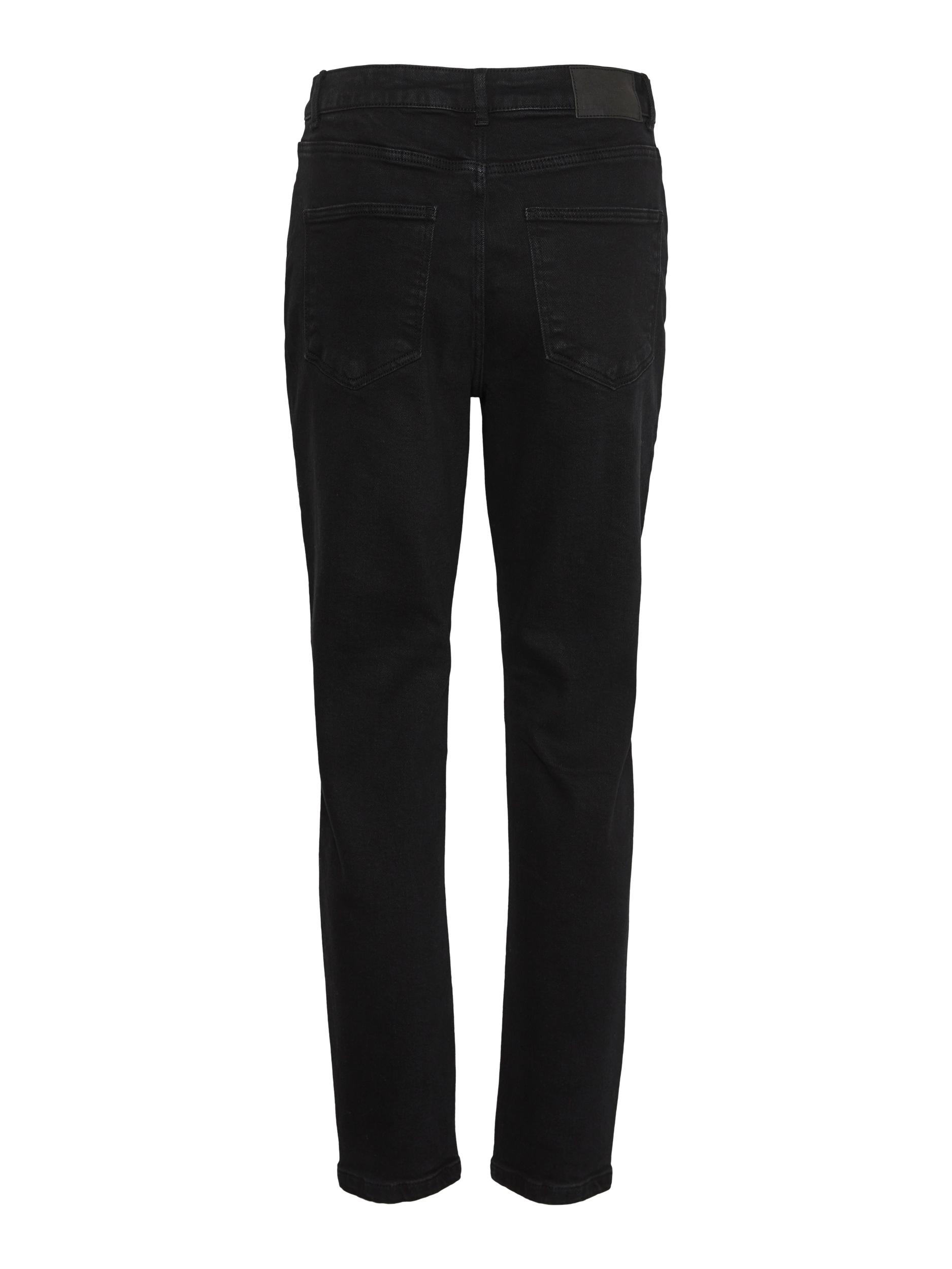 FINAL SALE - Joana high waist mom fit jeans, BLACK DENIM, large