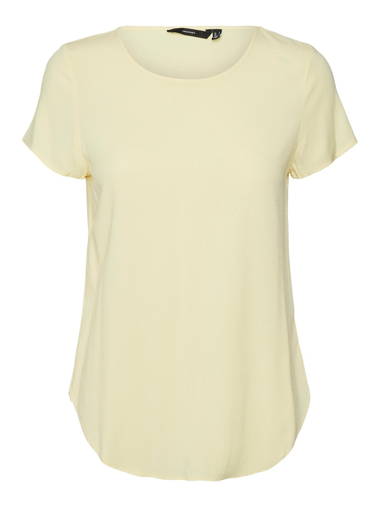 Becca soft basic t-shirt, LEMON MERINGUE, large
