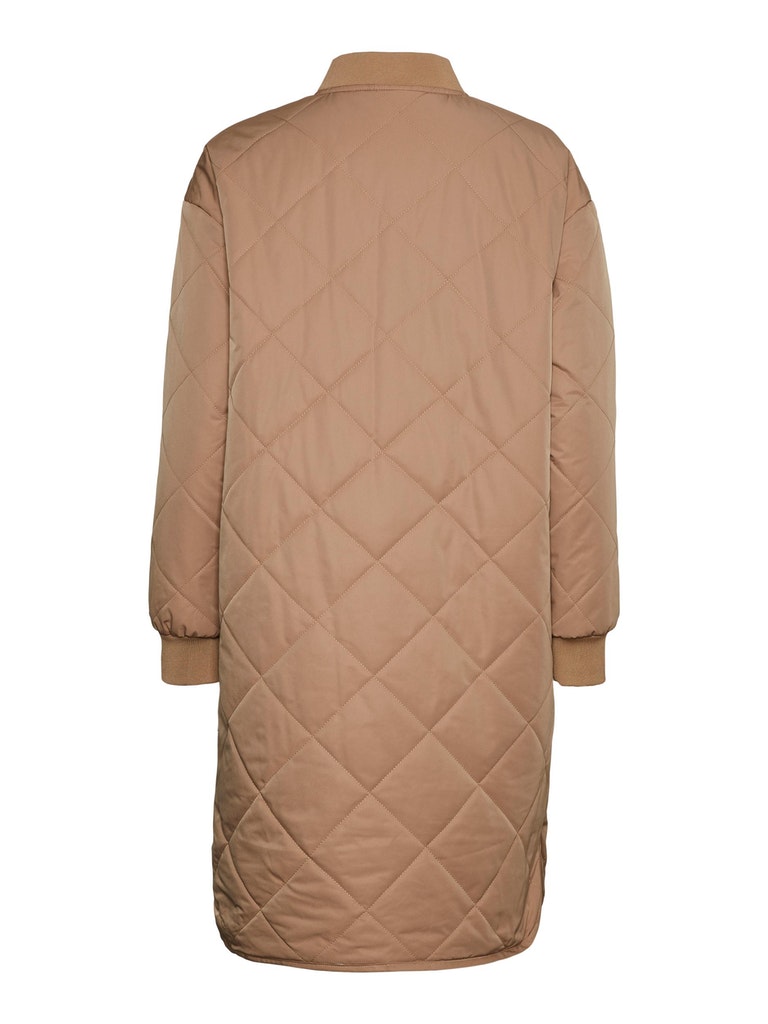 Natalie quilted coat, TIGERS EYE, large