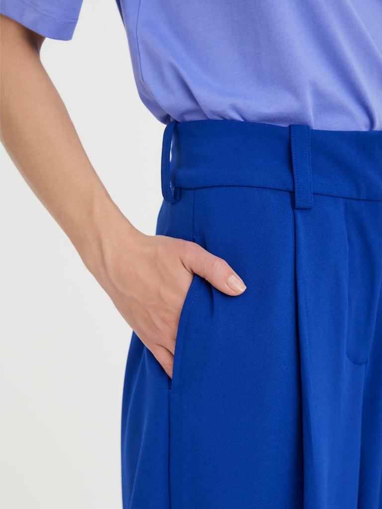 FINAL SALE- Gigi wide-leg pants, SODALITE BLUE, large