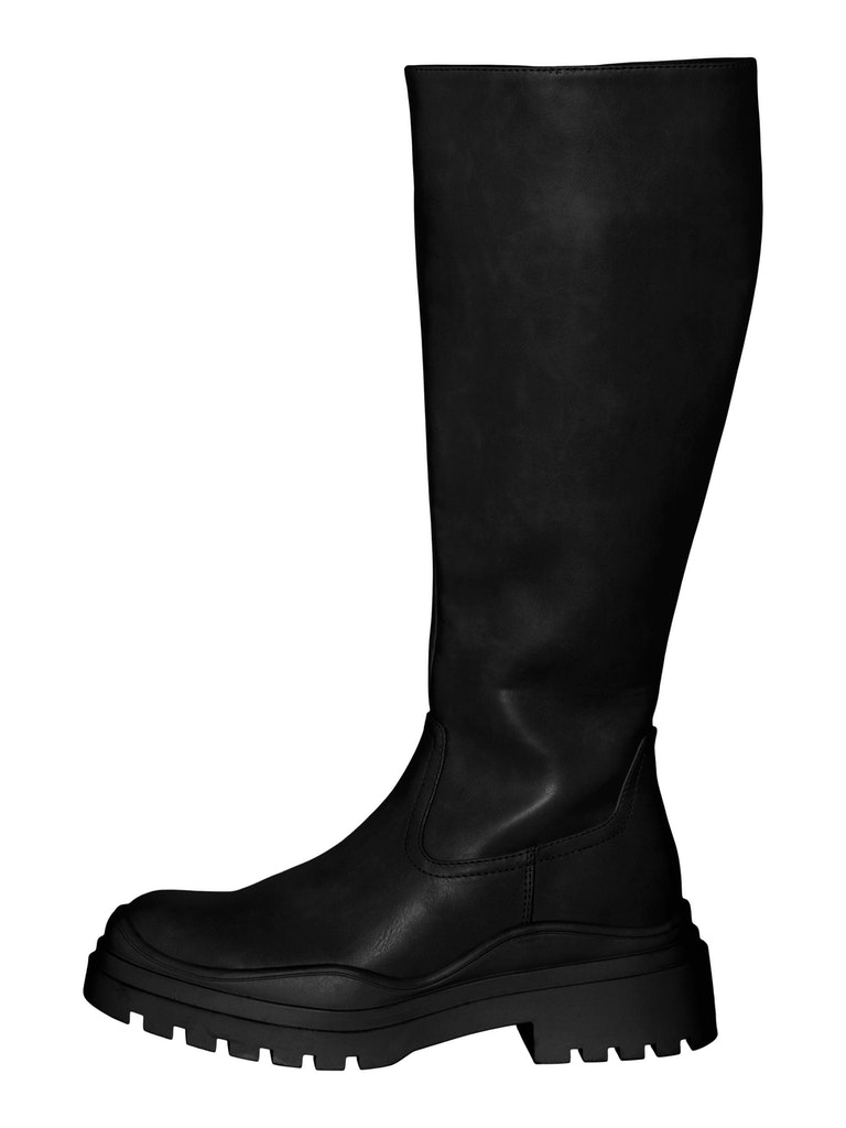 Mera knee-high boots, BLACK, large