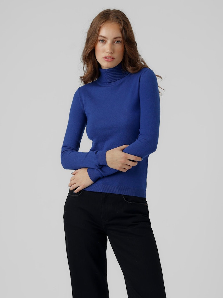 FINAL SALE- Happiness turtleneck sweater, SODALITE BLUE, large
