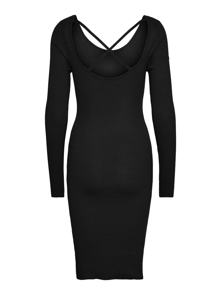 FINAL SALE- Glory u-neck short dress, BLACK, large
