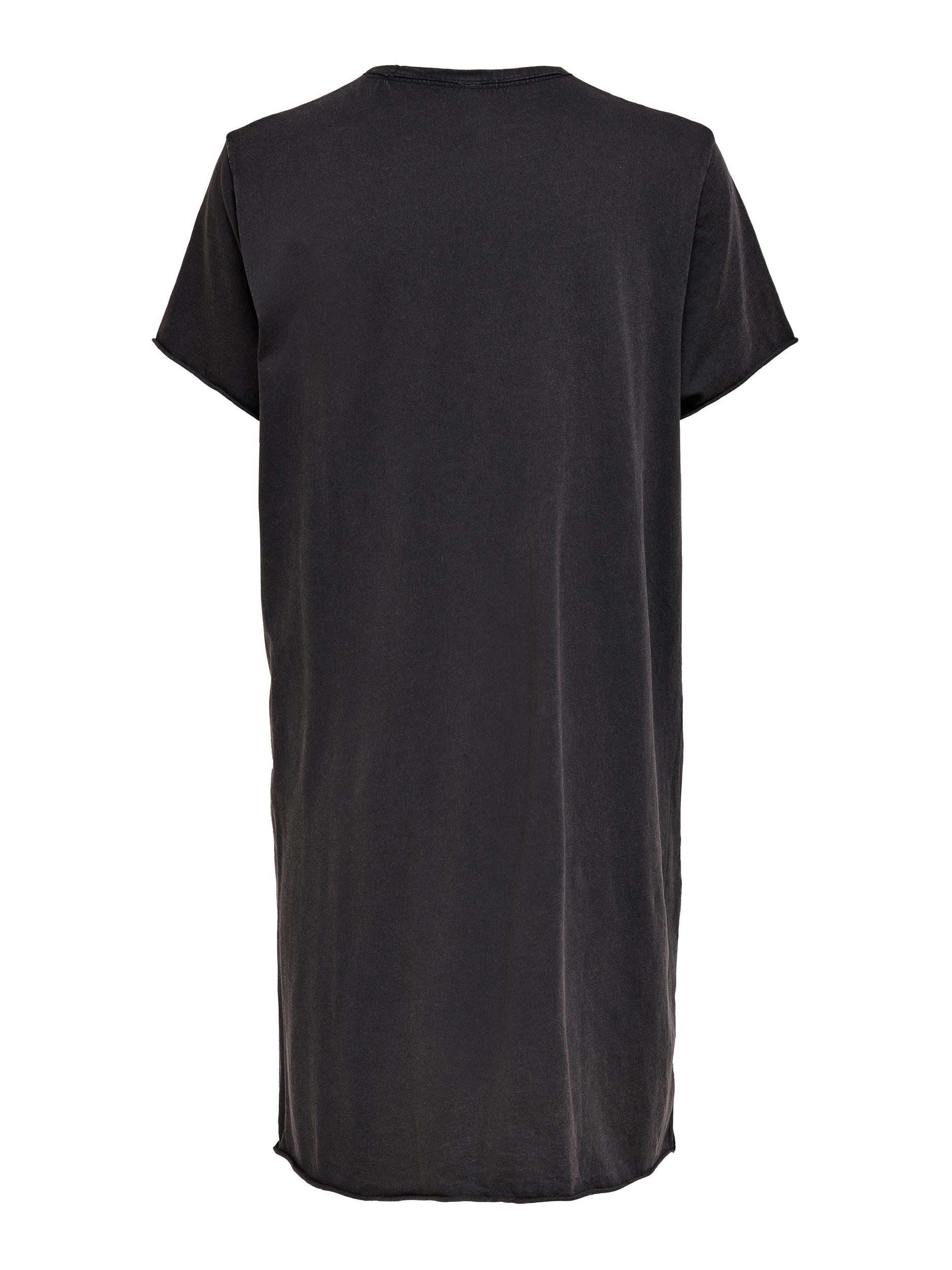 Lucy faded look t-shirt dress, BLACK, large