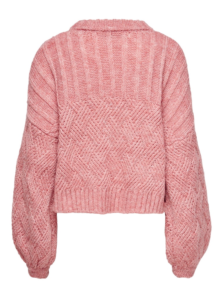 FINAL SALE - Rossi structured knit sweater, ROSETTE, large